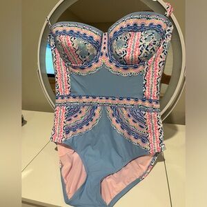 Lilly Pulitzer sz 12 swimsuit -worn once